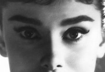Audrey Hepburn Eyes and Eyelashes with makeup